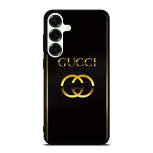 GUCCI LOGO BLACK GOLD Samsung Galaxy S25 Plus Case Cover GUCCI LOGO BLACK GOLD Samsung Galaxy S25 Plus Case Cover