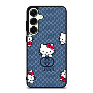 GUCCI LOGO HELLO KITTY BLUE Samsung Galaxy S25 Plus Case Cover GUCCI LOGO HELLO KITTY BLUE Samsung Galaxy S25 Plus Case Cover