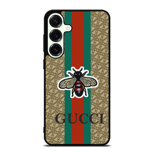 GUCCI LOGO PATTERN BEE Samsung Galaxy S25 Plus Case Cover GUCCI LOGO PATTERN BEE Samsung Galaxy S25 Plus Case Cover