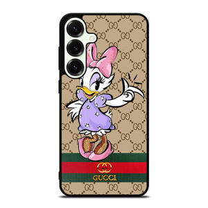 GUCCI LOGO PATTERN DAISY DUCK DISNEY Samsung Galaxy S25 Plus Case Cover GUCCI LOGO PATTERN DAISY DUCK DISNEY Samsung Galaxy S25 Plus Case Cover
