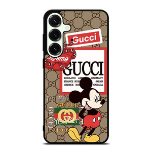 GUCCI X SUPREME X DISNEY MICKEY MOUSE ICON Samsung Galaxy S25 Plus Case Cover GUCCI X SUPREME X DISNEY MICKEY MOUSE ICON Samsung Galaxy S25 Plus Case Cover