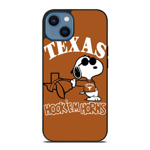 TEXAS LONGHORNS FOOTBALL SNOOPY  iPhone 14 Case Cover