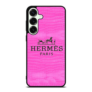 HERMES PARIS LOGO PINK LEATHER Samsung Galaxy S25 Plus Case Cover HERMES PARIS LOGO PINK LEATHER Samsung Galaxy S25 Plus Case Cover