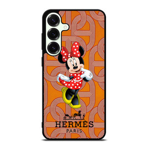 HERMES PARIS PATTERN MINNIE MOUSE DISNEY Samsung Galaxy S25 Plus Case Cover HERMES PARIS PATTERN MINNIE MOUSE DISNEY Samsung Galaxy S25 Plus Case Cover