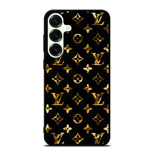 LOUIS VUITTON LV LOGO GOLD BLACK Samsung Galaxy S25 Plus Case Cover LOUIS VUITTON LV LOGO GOLD BLACK Samsung Galaxy S25 Plus Case Cover