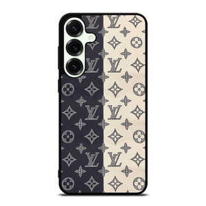 LOUIS VUITTON PATTERN BLACK AND WHITE Samsung Galaxy S25 Plus Case Cover