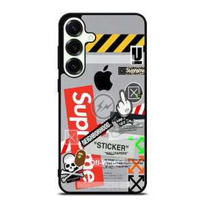 OFF WHITE SUPREME Samsung Galaxy S25 Plus Case Cover OFF WHITE SUPREME Samsung Galaxy S25 Plus Case Cover