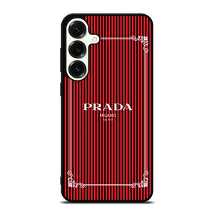 PRADA LOGO RED STRIPE Samsung Galaxy S25 Plus Case Cover PRADA LOGO RED STRIPE Samsung Galaxy S25 Plus Case Cover