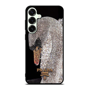 PRADA MILANO LOGO DIAMOND SWAN Samsung Galaxy S25 Plus Case Cover PRADA MILANO LOGO DIAMOND SWAN Samsung Galaxy S25 Plus Case Cover