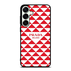 PRADA MILANO RED TRIANGLE Samsung Galaxy S25 Plus Case Cover PRADA MILANO RED TRIANGLE Samsung Galaxy S25 Plus Case Cover