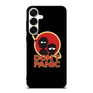 RICK AND MORTY DONT PANIC Samsung Galaxy S25 Plus Case Cover RICK AND MORTY DONT PANIC Samsung Galaxy S25 Plus Case Cover