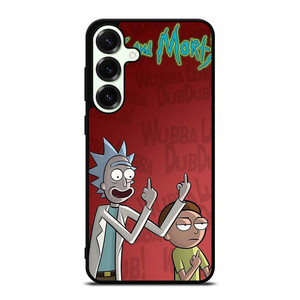 RICK AND MORTY MIDDLE FINGER Samsung Galaxy S25 Plus Case Cover RICK AND MORTY MIDDLE FINGER Samsung Galaxy S25 Plus Case Cover
