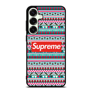 SUPREME AZTEC PATTERN Samsung Galaxy S25 Plus Case Cover