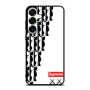 SUPREME KAWS BLACK WHITE Samsung Galaxy S25 Plus Case Cover SUPREME KAWS BLACK WHITE Samsung Galaxy S25 Plus Case Cover