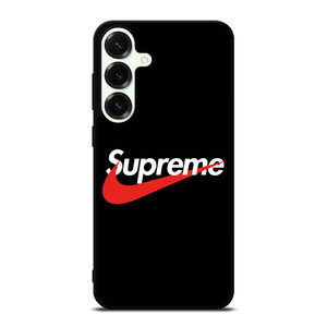 SUPREME X NIKE BLACK LOGO Samsung Galaxy S25 Plus Case Cover SUPREME X NIKE BLACK LOGO Samsung Galaxy S25 Plus Case Cover