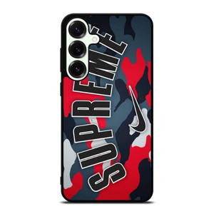 SUPREME X NIKE RED CAMO Samsung Galaxy S25 Plus Case Cover
