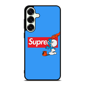 SUPREME X THE SMURFS Samsung Galaxy S25 Plus Case Cover SUPREME X THE SMURFS Samsung Galaxy S25 Plus Case Cover