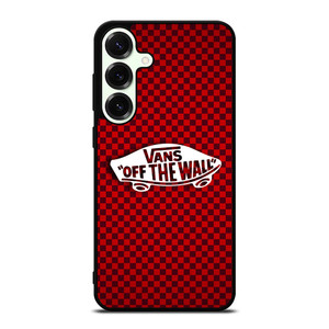 VANS OFF THE WALL SKATER RED CARBON Samsung Galaxy S25 Plus Case Cover VANS OFF THE WALL SKATER RED CARBON Samsung Galaxy S25 Plus Case Cover