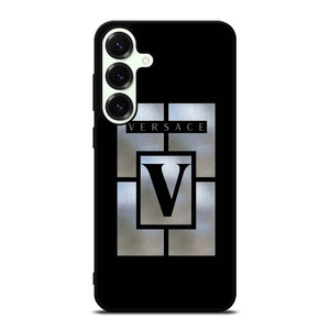 VERSACE LOGO SILVER Samsung Galaxy S25 Plus Case Cover