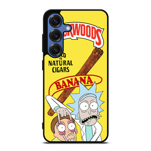 BACKWOODS CIGARS BANANA RICK AND MORTY Samsung Galaxy S25 Case Cover