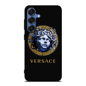 BLUE VERSACE MEDUSA LOGO Samsung Galaxy S25 Case Cover
