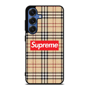 BURBERRY X SUPREME Samsung Galaxy S25 Case Cover BURBERRY X SUPREME Samsung Galaxy S25 Case Cover