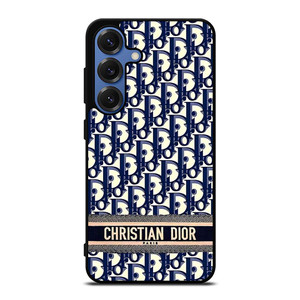 CHRISTIAN DIOR PARIS LOGO PATTERN Samsung Galaxy S25 Case Cover