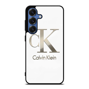 CLAVIN KLEIN CK LOGO SILVER Samsung Galaxy S25 Case Cover CLAVIN KLEIN CK LOGO SILVER Samsung Galaxy S25 Case Cover