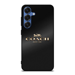 COACH NEW YORK GOLDEN LOGO Samsung Galaxy S25 Case Cover COACH NEW YORK GOLDEN LOGO Samsung Galaxy S25 Case Cover
