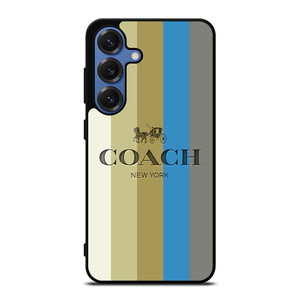 COACH NEW YORK LOGO STRIPE EMBLEM Samsung Galaxy S25 Case Cover COACH NEW YORK LOGO STRIPE EMBLEM Samsung Galaxy S25 Case Cover