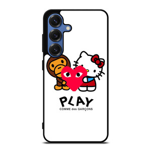COMME DES GARCONS BAPE HELLO KITTY Samsung Galaxy S25 Case Cover COMME DES GARCONS BAPE HELLO KITTY Samsung Galaxy S25 Case Cover