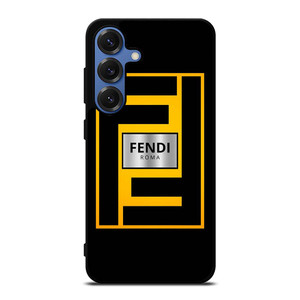 FENDI ROMA YELLOW LOGO Samsung Galaxy S25 Case Cover FENDI ROMA YELLOW LOGO Samsung Galaxy S25 Case Cover