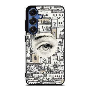 FORNASETTI EYE MEDITERRANEA Samsung Galaxy S25 Case Cover FORNASETTI EYE MEDITERRANEA Samsung Galaxy S25 Case Cover