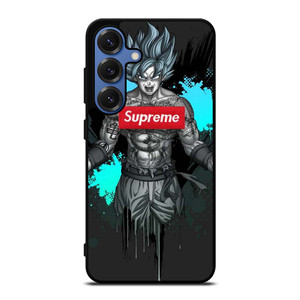 GOKU SUPREME SPLASH PAINT EFFECT Samsung Galaxy S25 Case Cover GOKU SUPREME SPLASH PAINT EFFECT Samsung Galaxy S25 Case Cover