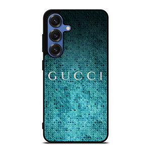 GUCCI LOGO BLUE POLKADOTS Samsung Galaxy S25 Case Cover GUCCI LOGO BLUE POLKADOTS Samsung Galaxy S25 Case Cover