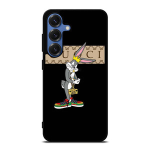 GUCCI LOGO BUGS BUNNY CARTOON Samsung Galaxy S25 Case Cover GUCCI LOGO BUGS BUNNY CARTOON Samsung Galaxy S25 Case Cover