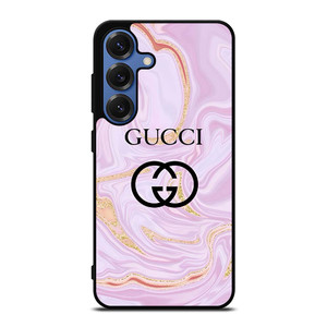GUCCI LOGO EMBLEM ON PINK MARBLE Samsung Galaxy S25 Case Cover GUCCI LOGO EMBLEM ON PINK MARBLE Samsung Galaxy S25 Case Cover