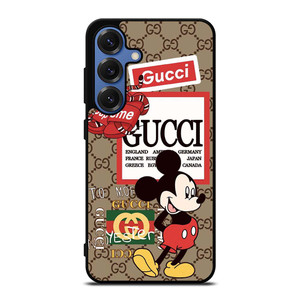 GUCCI X SUPREME X DISNEY MICKEY MOUSE ICON Samsung Galaxy S25 Case Cover GUCCI X SUPREME X DISNEY MICKEY MOUSE ICON Samsung Galaxy S25 Case Cover