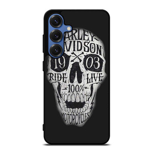 HARLEY DAVIDSON 1903 SKULL Samsung Galaxy S25 Case Cover HARLEY DAVIDSON 1903 SKULL Samsung Galaxy S25 Case Cover