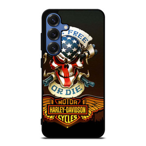 HARLEY DAVIDSON LIVE FREE OR DIE CF Samsung Galaxy S25 Case Cover HARLEY DAVIDSON LIVE FREE OR DIE CF Samsung Galaxy S25 Case Cover