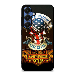 HARLEY DAVIDSON LIVE FREE OR DIE Samsung Galaxy S25 Case Cover HARLEY DAVIDSON LIVE FREE OR DIE Samsung Galaxy S25 Case Cover