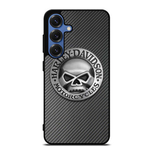 HARLEY DAVIDSON MOTORCYCLES SKULL LOGO CARBON Samsung Galaxy S25 Case Cover HARLEY DAVIDSON MOTORCYCLES SKULL LOGO CARBON Samsung Galaxy S25 Case Cover