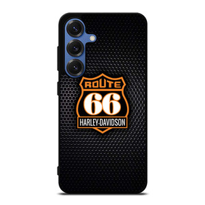 HARLEY DAVIDSON ROUTE 66 LOGO BADGE Samsung Galaxy S25 Case Cover HARLEY DAVIDSON ROUTE 66 LOGO BADGE Samsung Galaxy S25 Case Cover