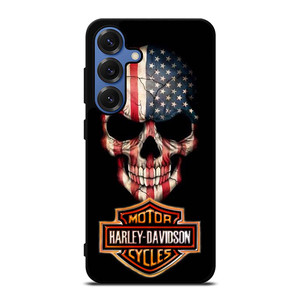 HARLEY DAVIDSON SKULL FLAG Samsung Galaxy S25 Case Cover HARLEY DAVIDSON SKULL FLAG Samsung Galaxy S25 Case Cover