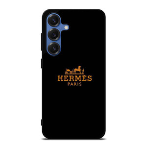 HERMES PARIS LOGO BLACK Samsung Galaxy S25 Case Cover HERMES PARIS LOGO BLACK Samsung Galaxy S25 Case Cover