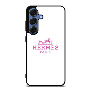 HERMES PARIS PINK LOGO Samsung Galaxy S25 Case Cover HERMES PARIS PINK LOGO Samsung Galaxy S25 Case Cover