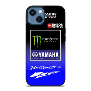 YAMAHA RACING MONSTER ENERGY 2  iPhone 14 Case Cover YAMAHA RACING MONSTER ENERGY 2  iPhone 14 Case Cover