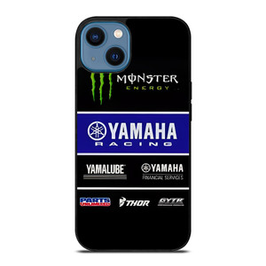 YAMAHA RACING MONSTER ENERGY  iPhone 14 Case Cover YAMAHA RACING MONSTER ENERGY  iPhone 14 Case Cover