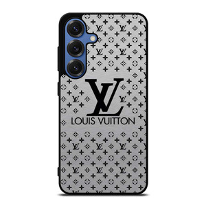 LOUIS VUITTON LV LOGO GRAY Samsung Galaxy S25 Case Cover LOUIS VUITTON LV LOGO GRAY Samsung Galaxy S25 Case Cover