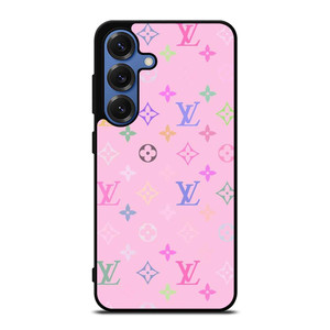 LOUIS VUITTON LV LOGO PINK Samsung Galaxy S25 Case Cover LOUIS VUITTON LV LOGO PINK Samsung Galaxy S25 Case Cover
